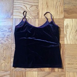 💜Y2K PURPLE VELVET TANK TOP💜